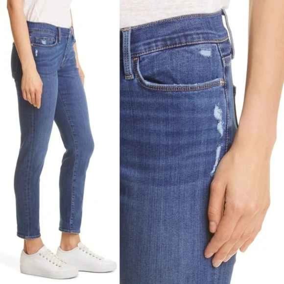 Frame Le Garcon Straight Leg Jeans, Lupine Grind - Picture 3 of 7